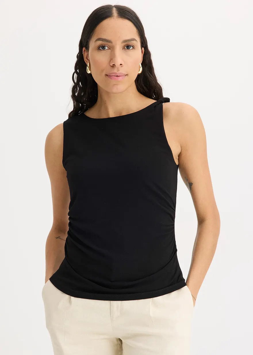 Jerseytop mit Twist