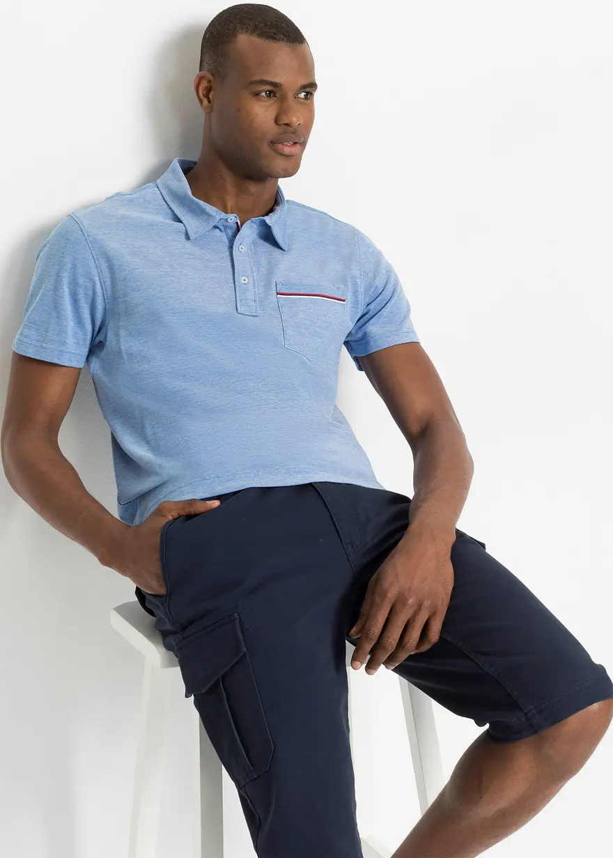 Piqué-Poloshirt aus reiner Bio-Baumwolle (2er Pack)