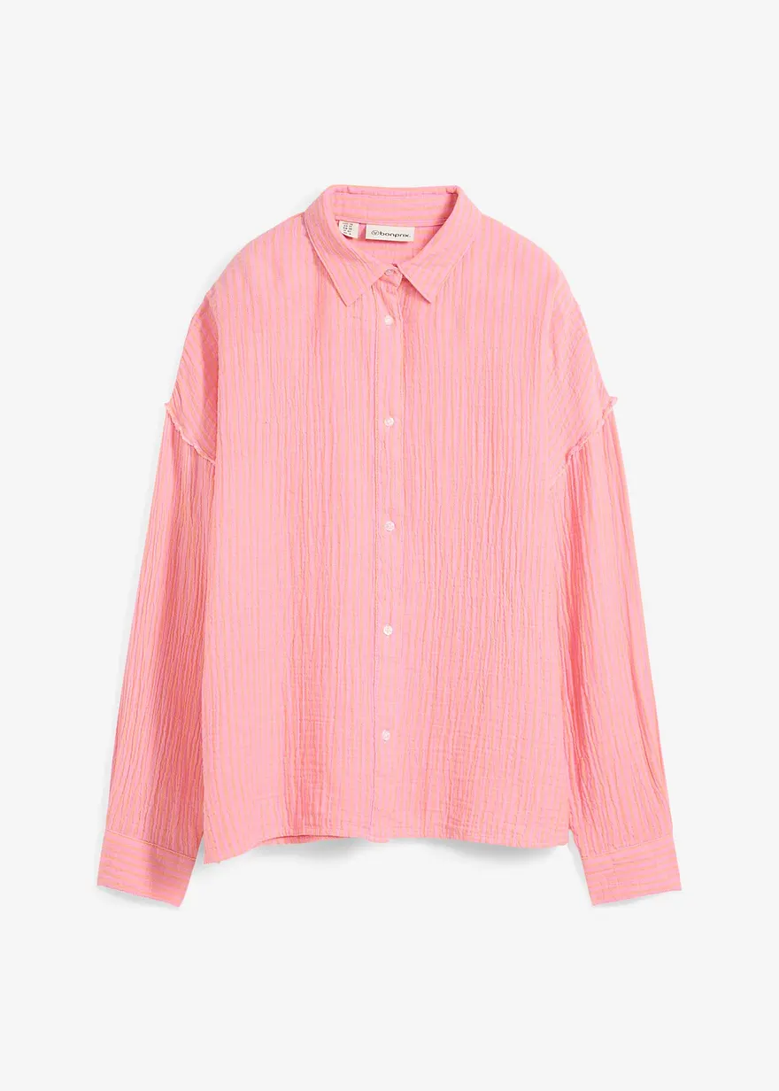 Musselin-Hemdbluse