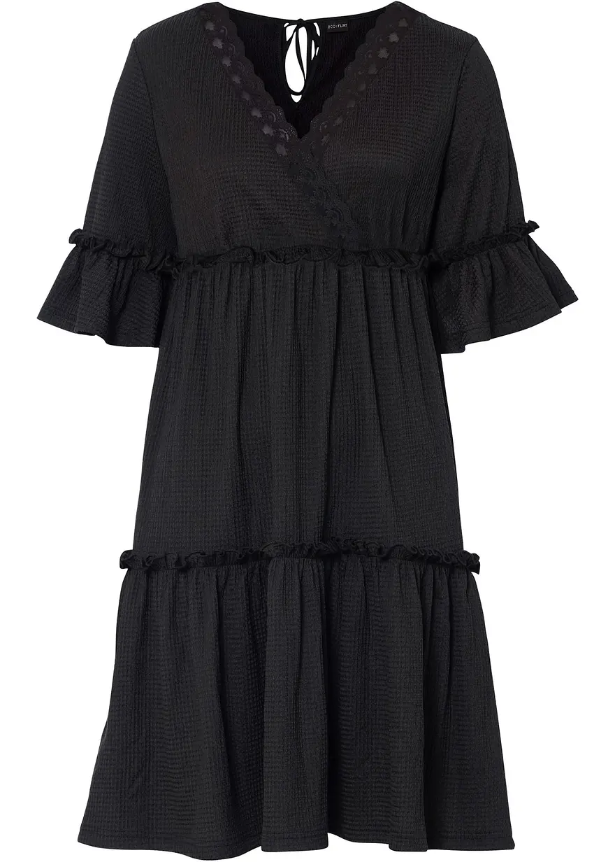 Kleid mit Lochstickerei