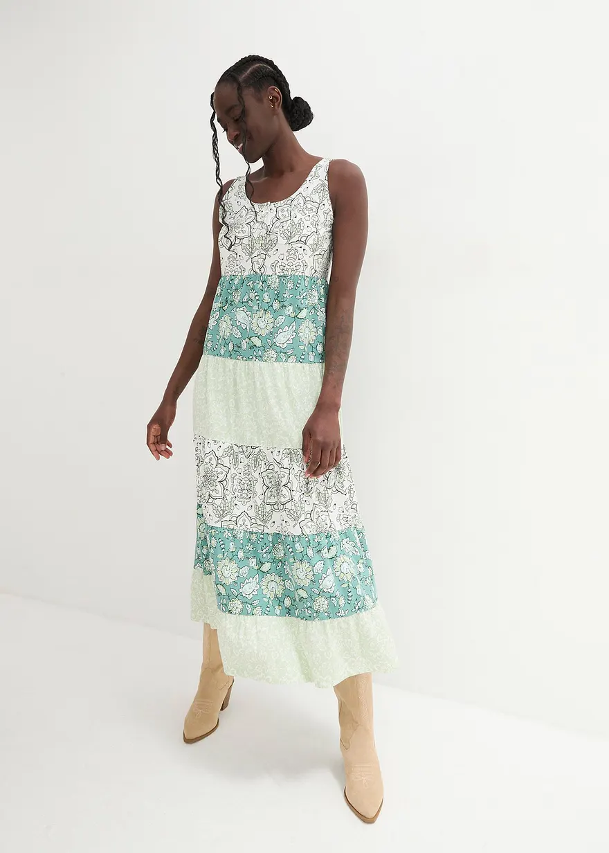 Jersey-Maxikleid aus Bio-Baumwolle