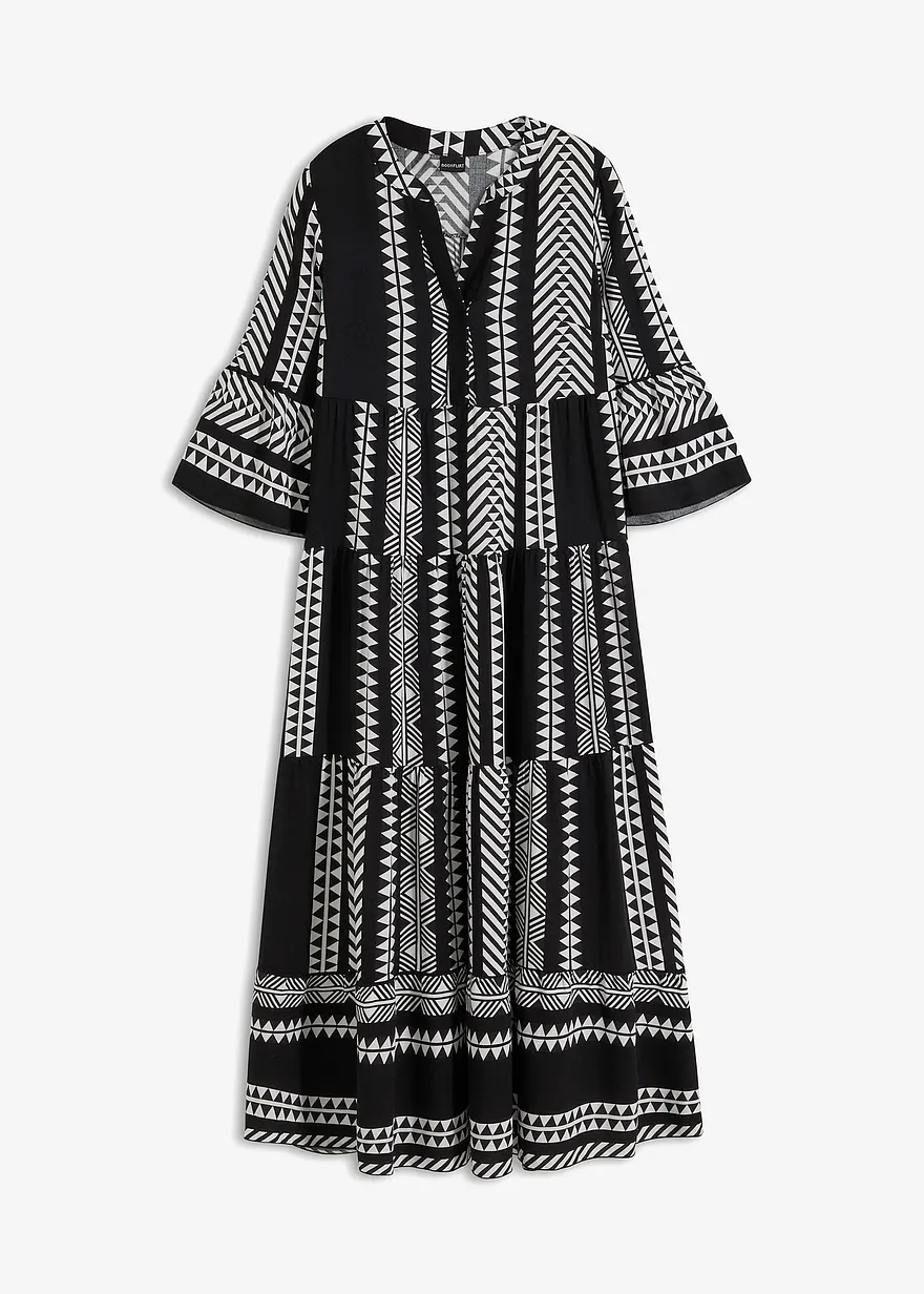 Maxikleid aus fließender Viskose