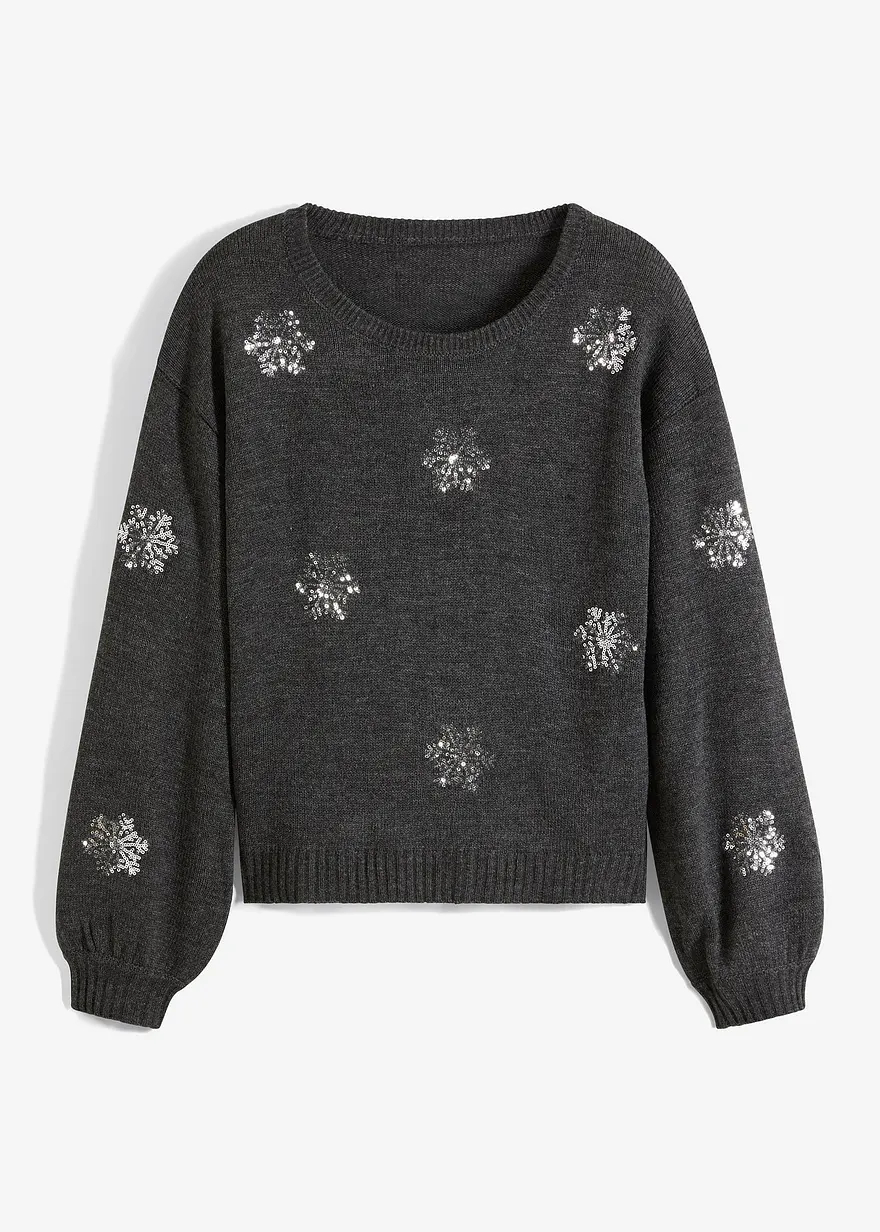 Pullover mit Pailletten