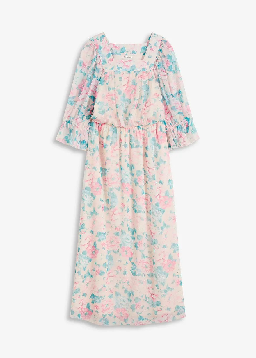 Chiffon-Maxikleid