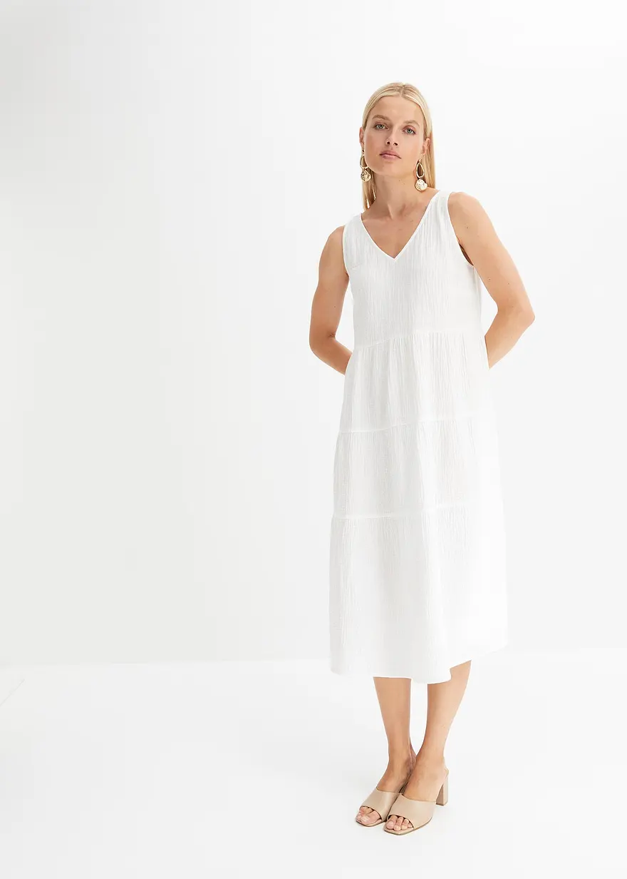 Musselin-Kleid aus reiner Baumwolle