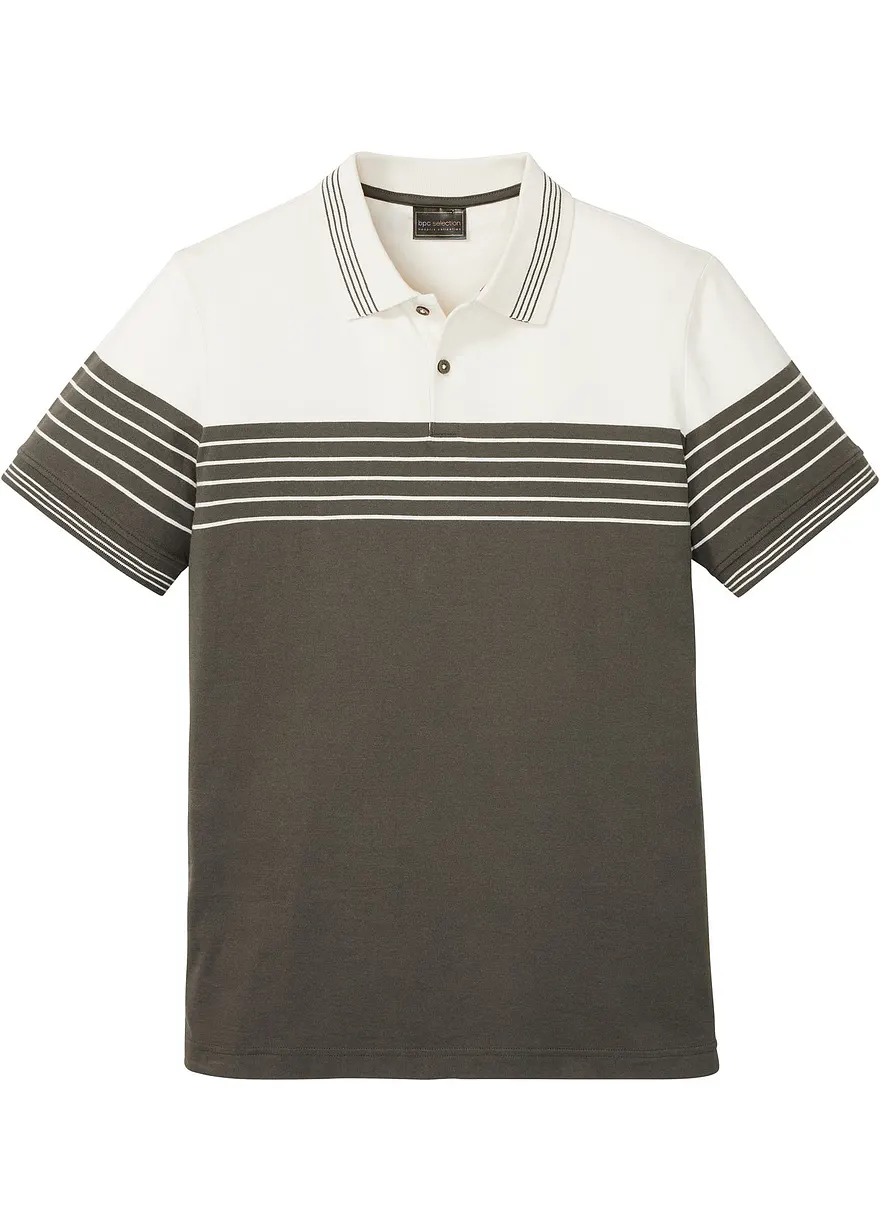 Jersey Poloshirt aus reiner Baumwolle