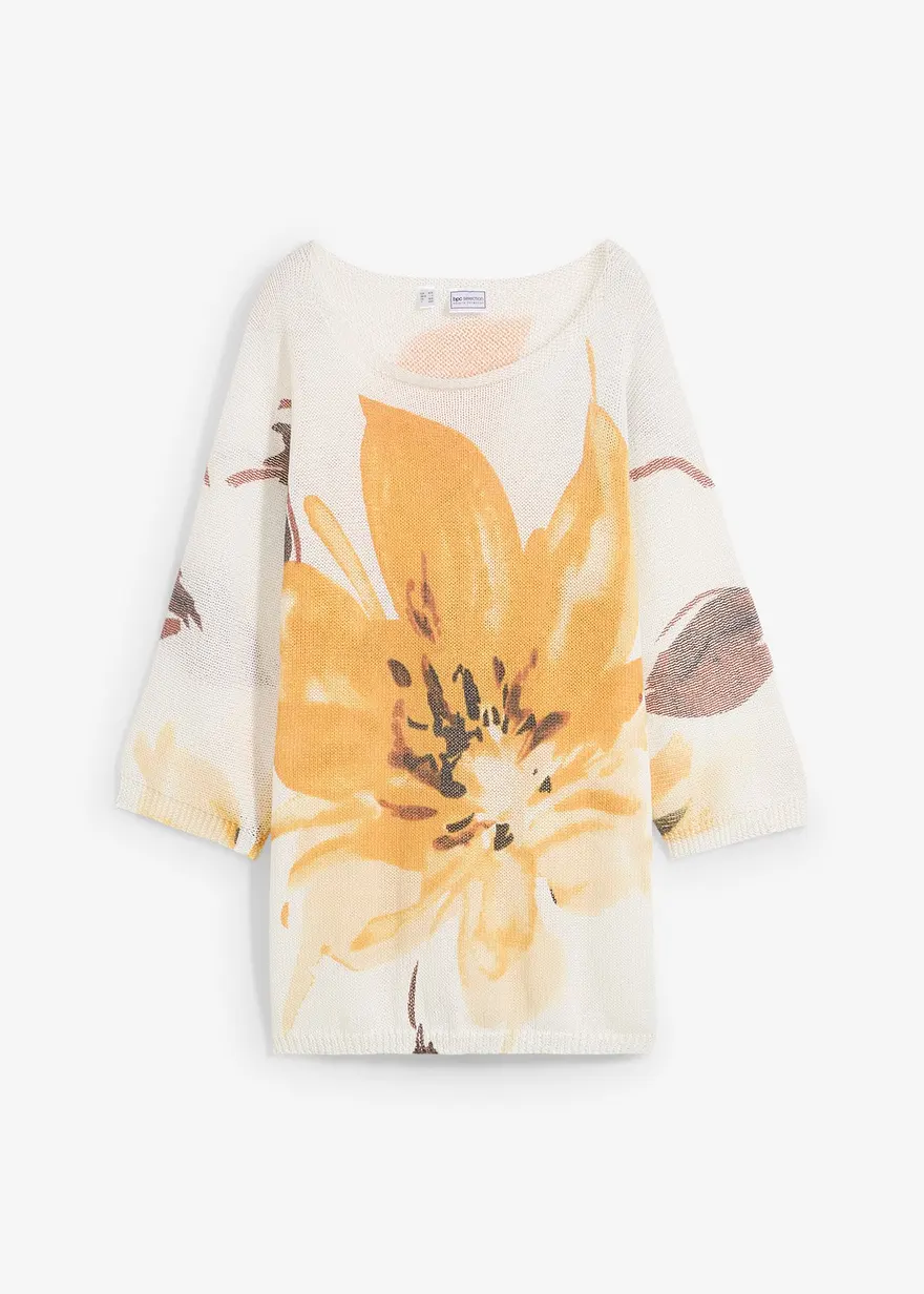 Pullover mit floralem Druck