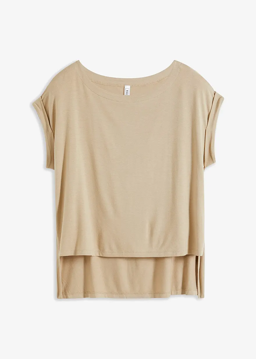 Oversize-Shirt aus fließender Viskose