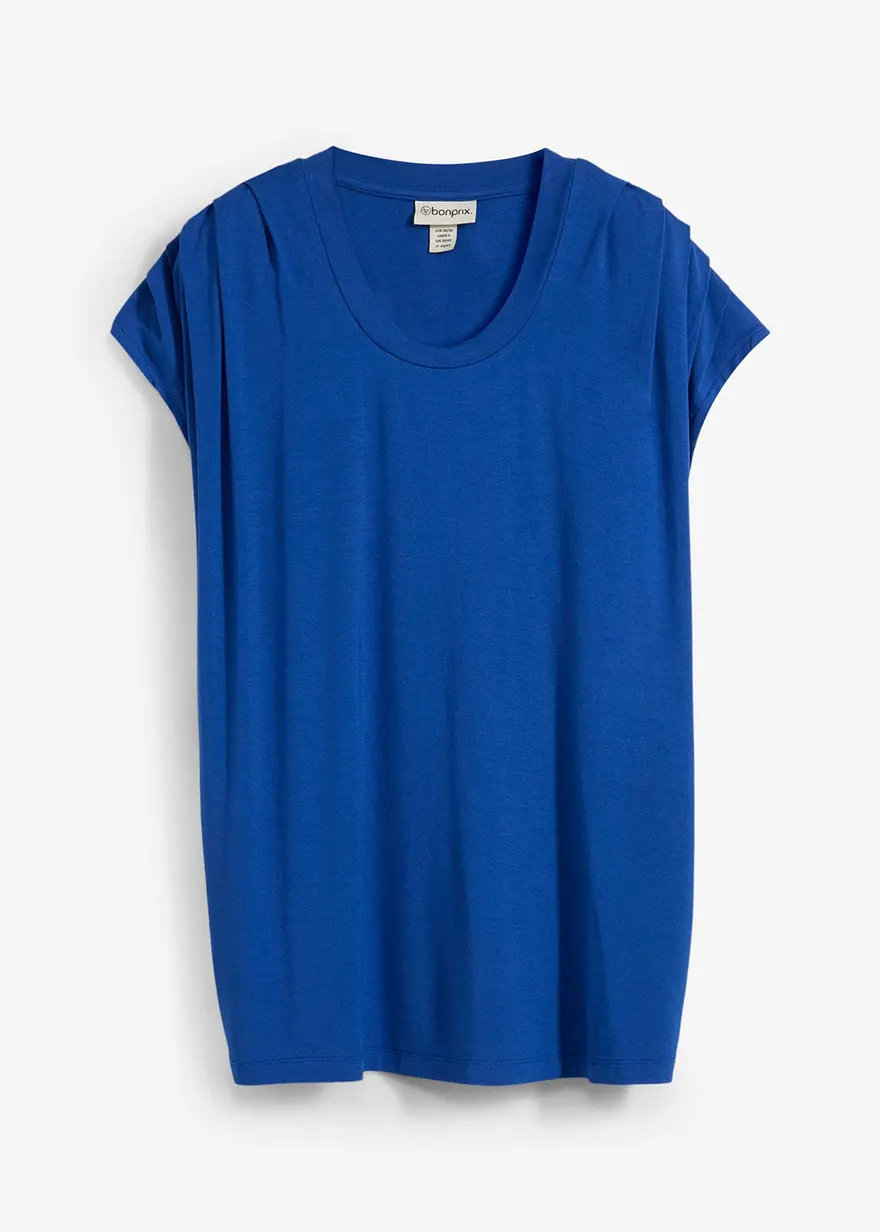 Shirt aus fließendem Viskose-Mix