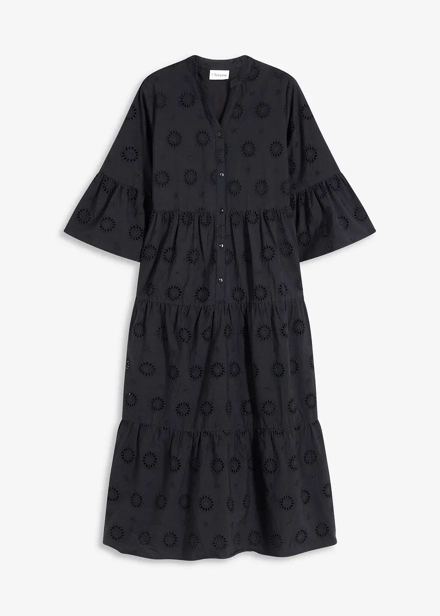 Maxikleid aus reiner Baumwolle