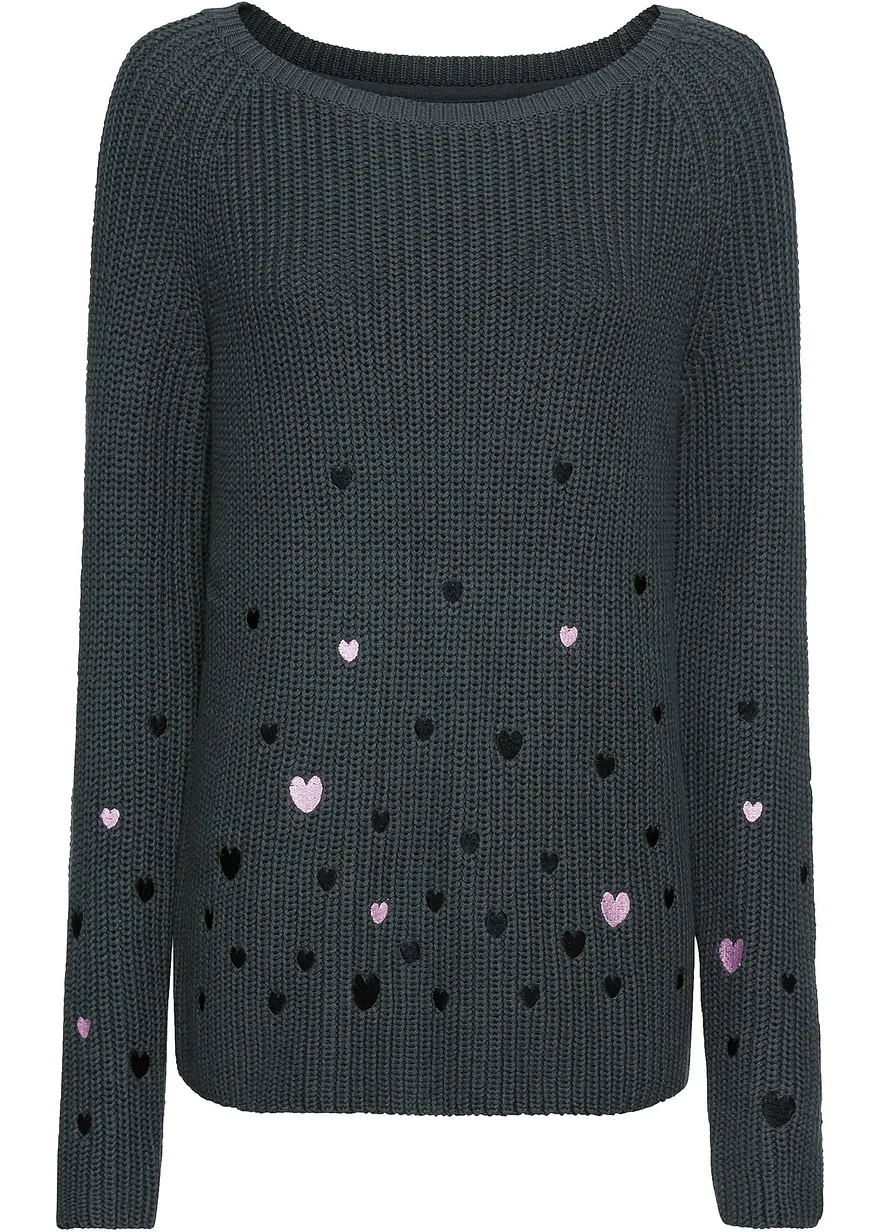 Pullover mit Stickerei