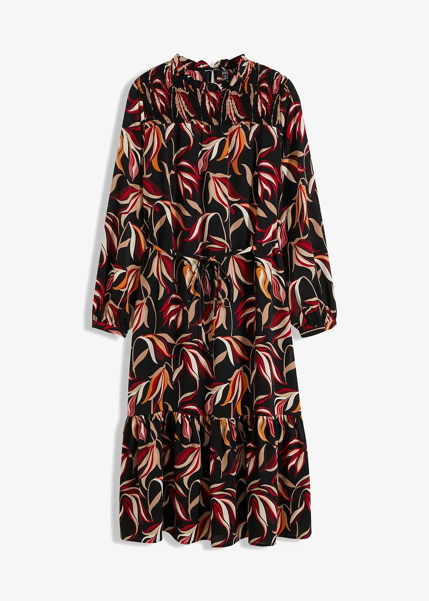 Midikleid mit Smockdetail