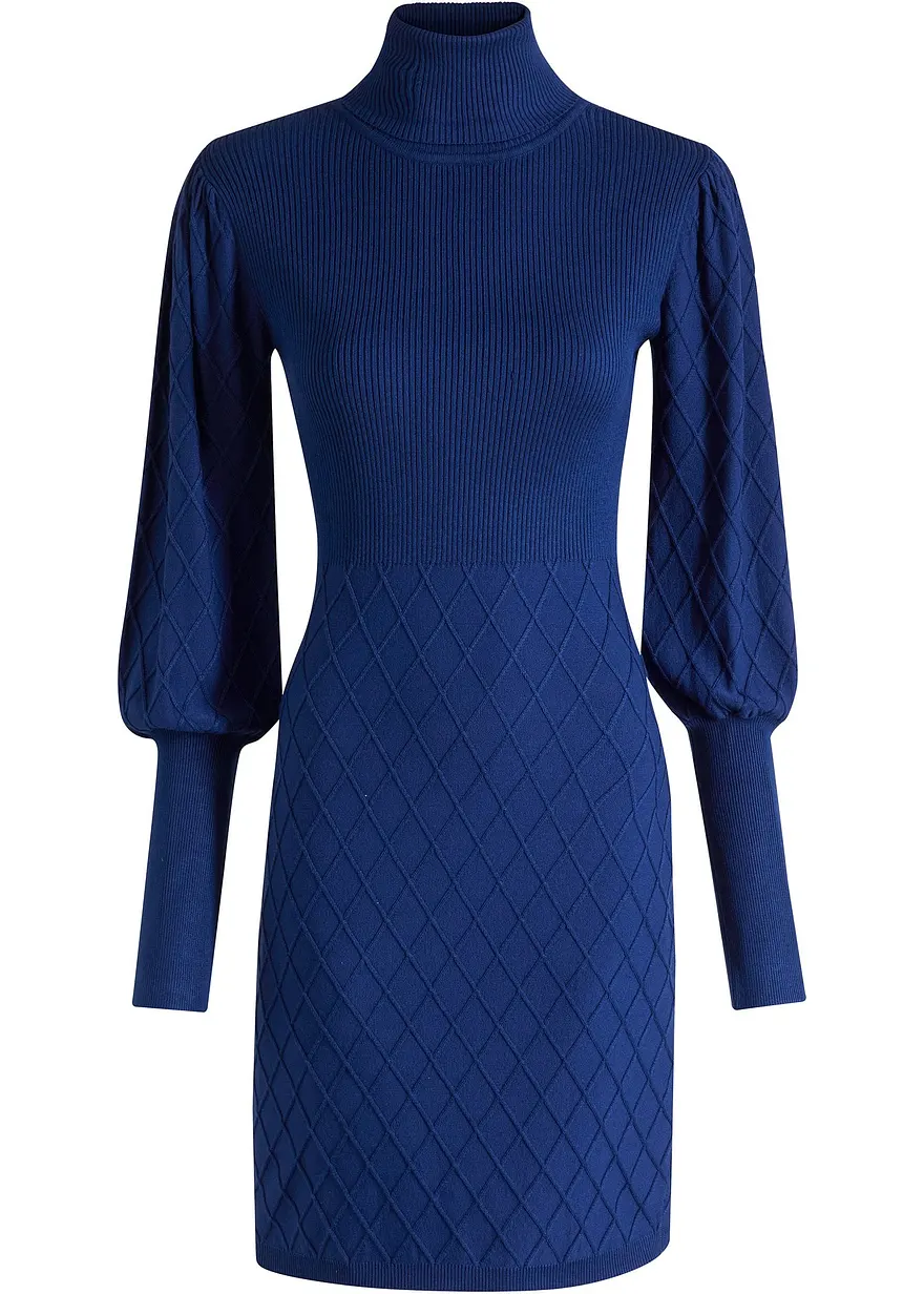 Strickkleid mit Rollkragen