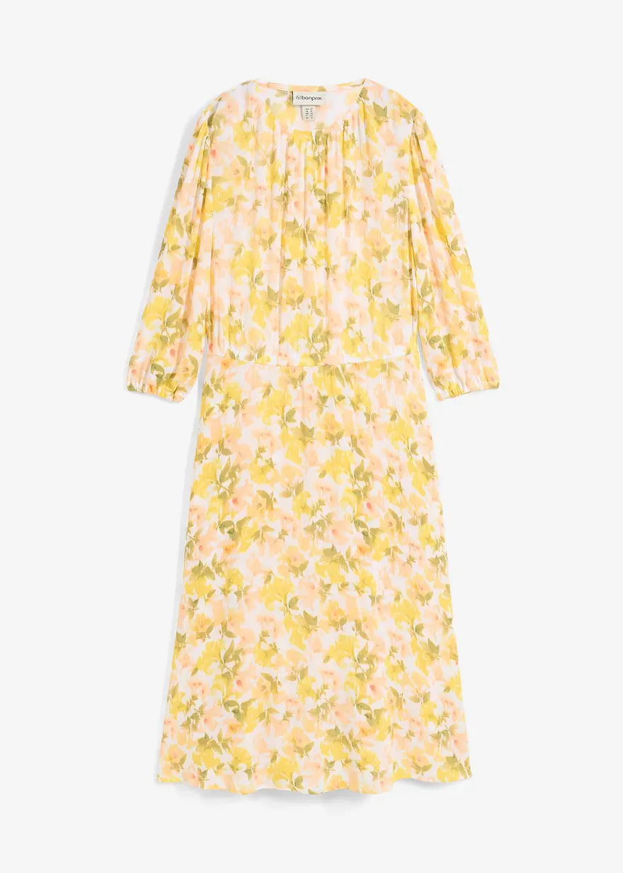 Kleid aus strukturiertem Crinkle