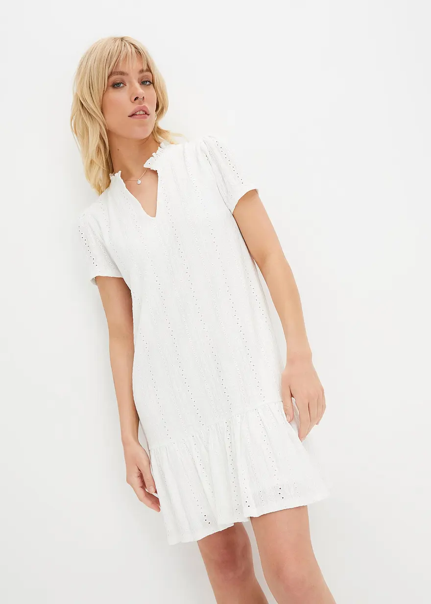 Shirtkleid mit Spitze