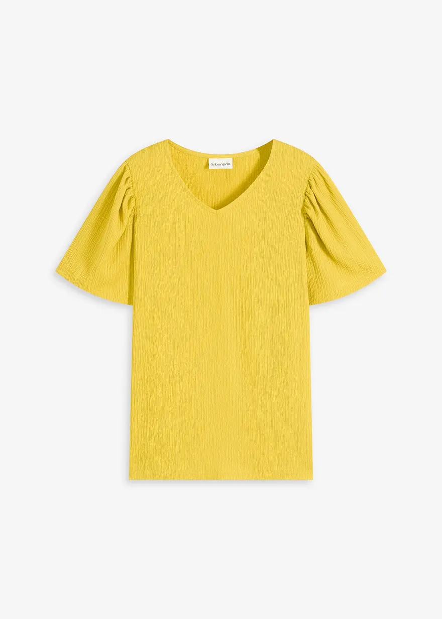 Shirt aus strukturiertem Crêpe