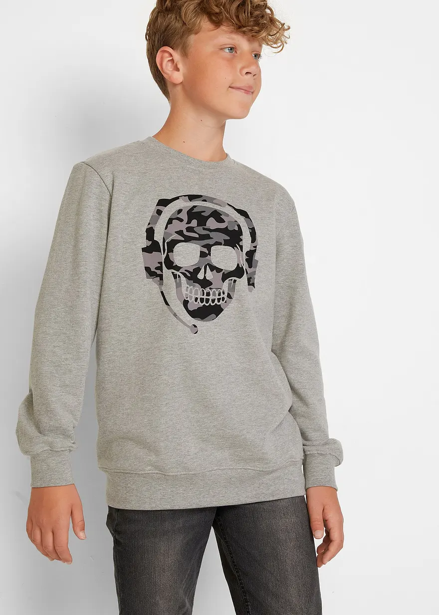 Sweatshirt aus weichem Baumwoll-Mix (2er Pack)