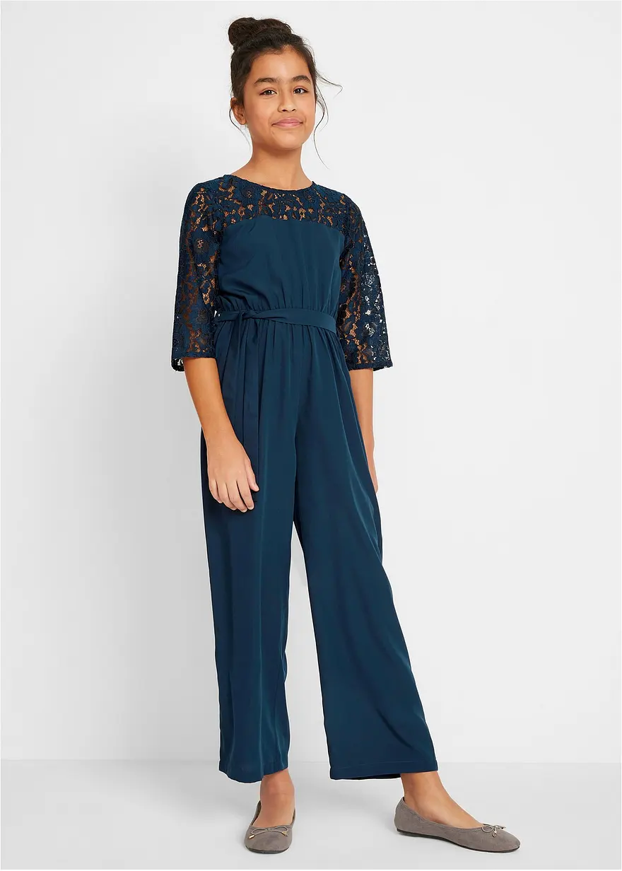 Jumpsuit mit Spitze
