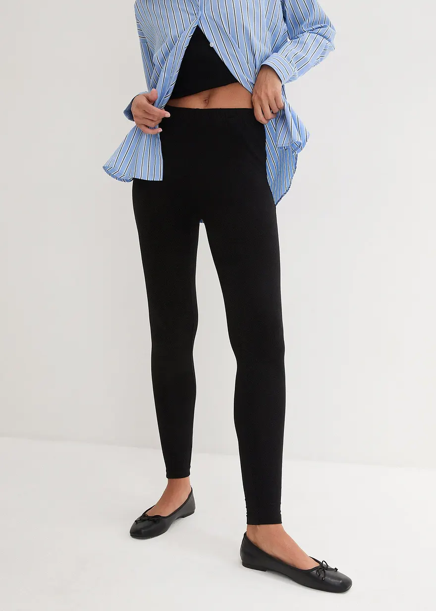 Leggings mit reiner Bio-Baumwolle (2er Pack)