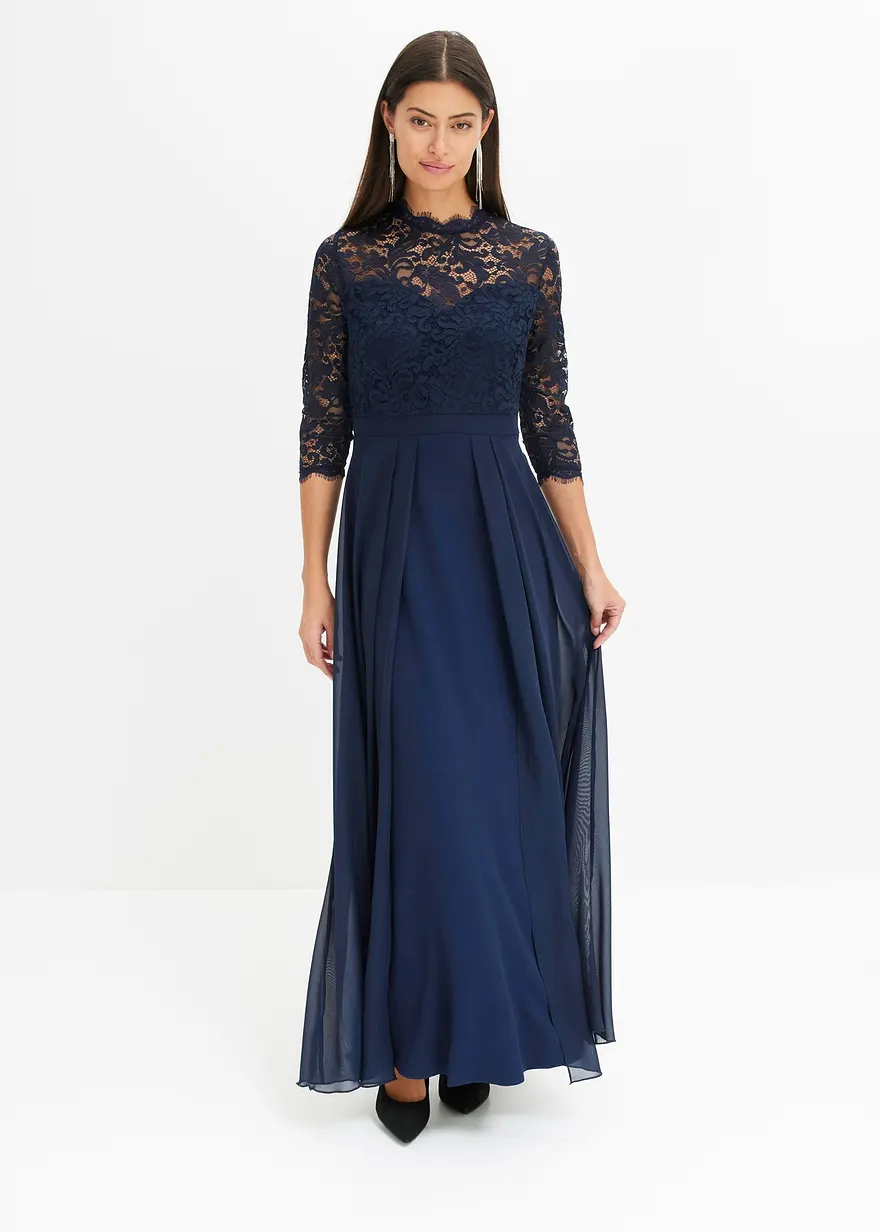 Maxikleid mit Spitze