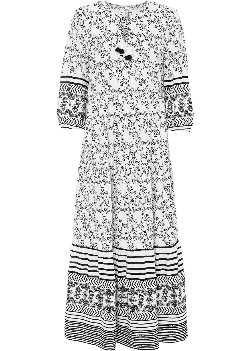 Maxikleid aus fließender Viskose