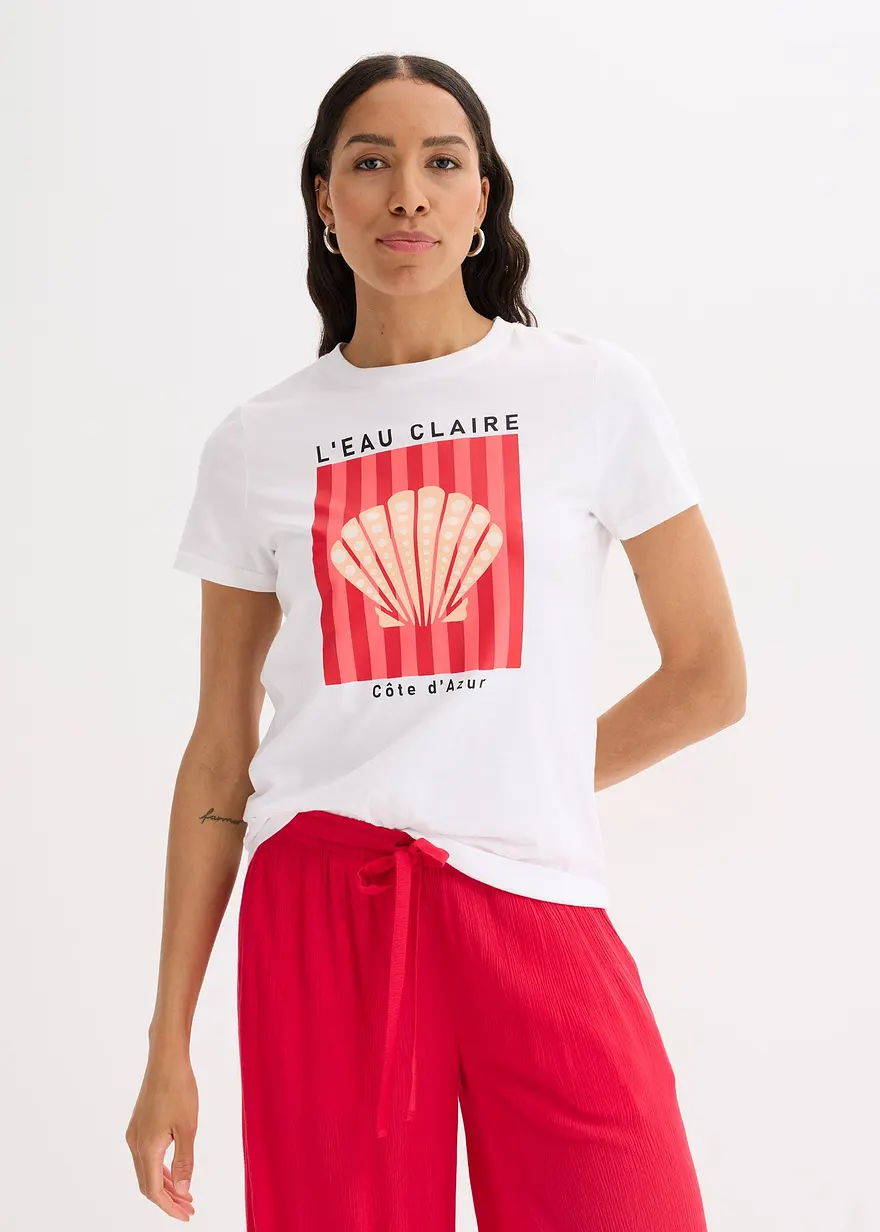 T-Shirt aus reiner Baumwolle