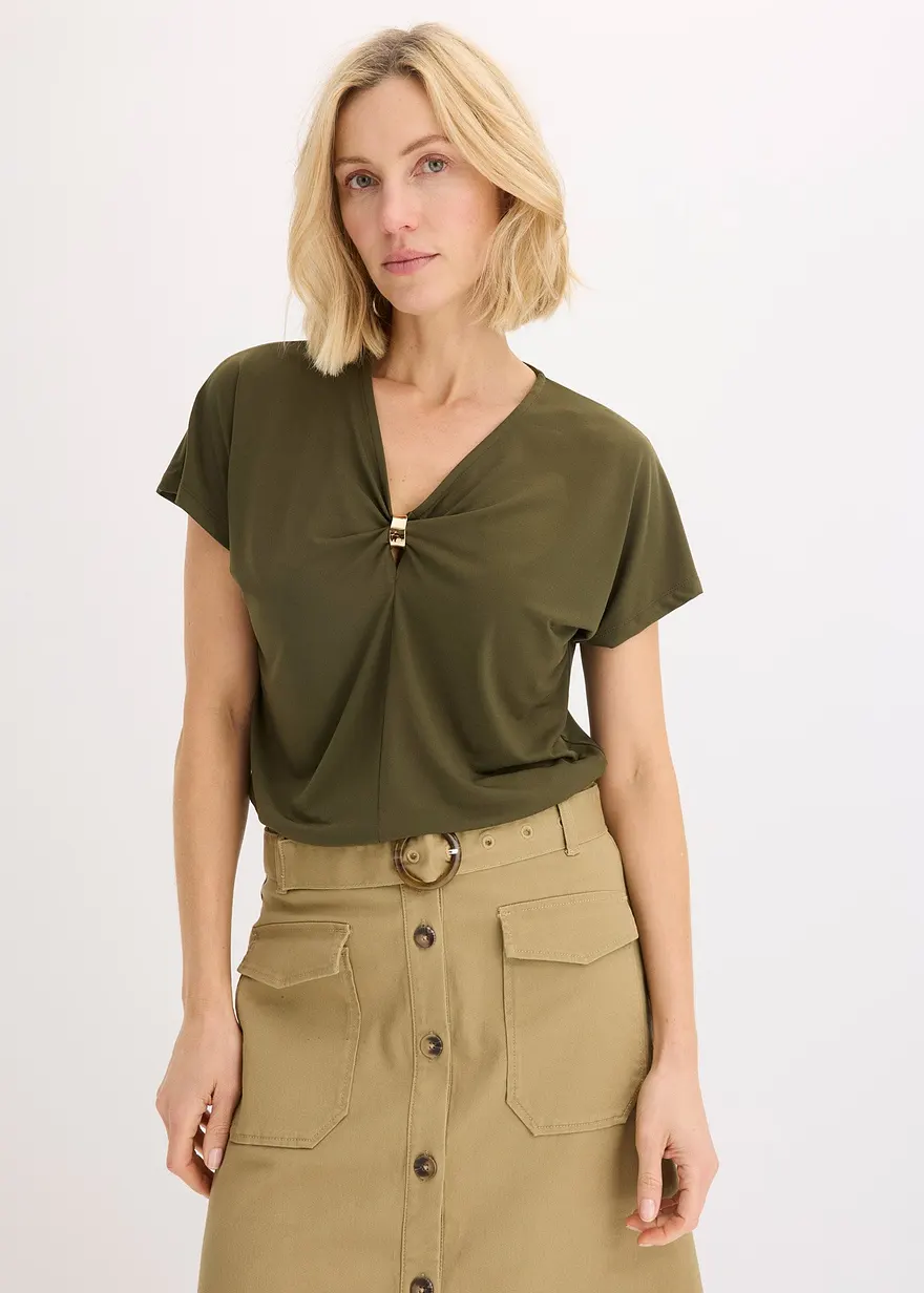 Shirt mit dekorativem Ring