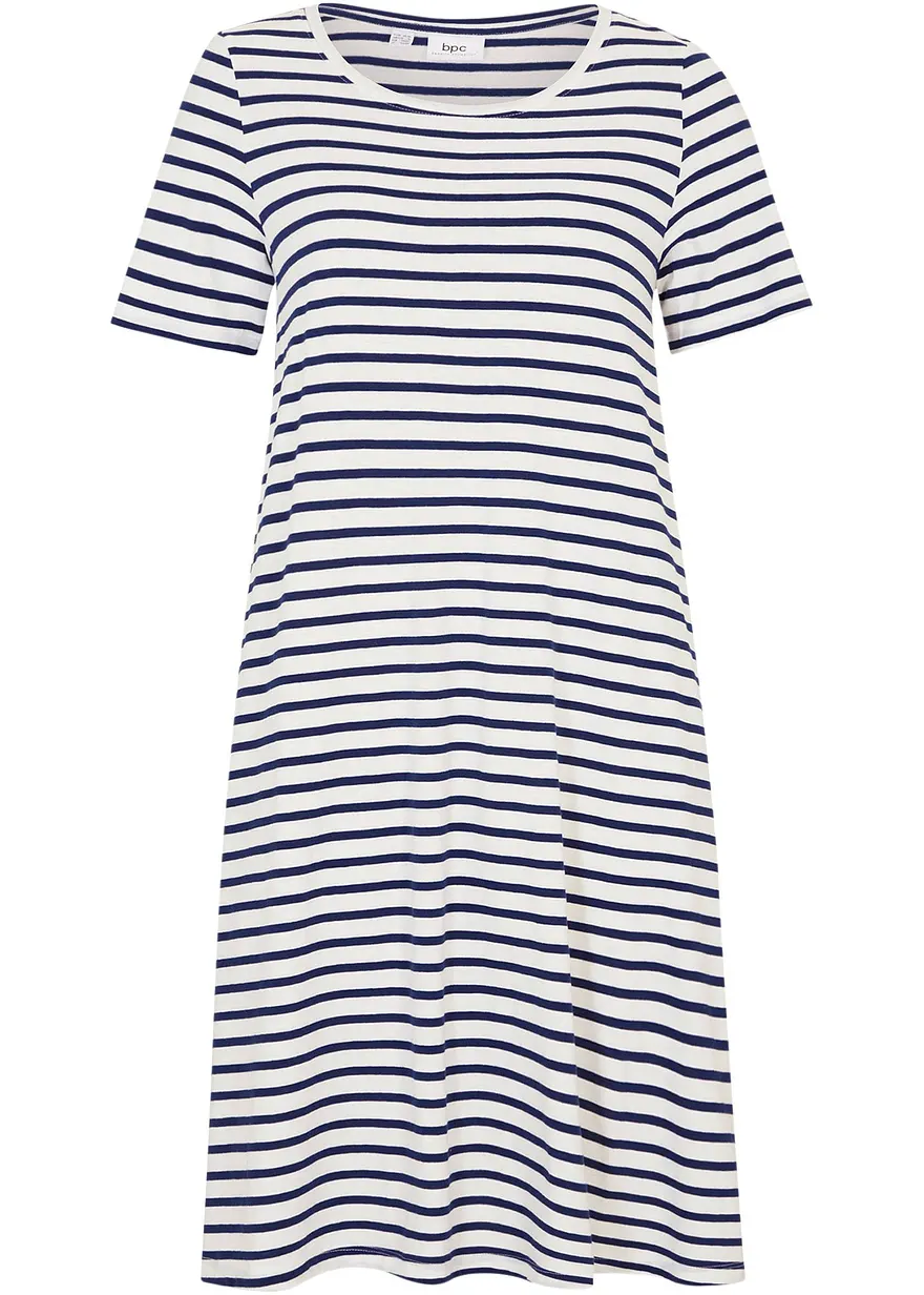 Shirtkleid aus Flammgarn