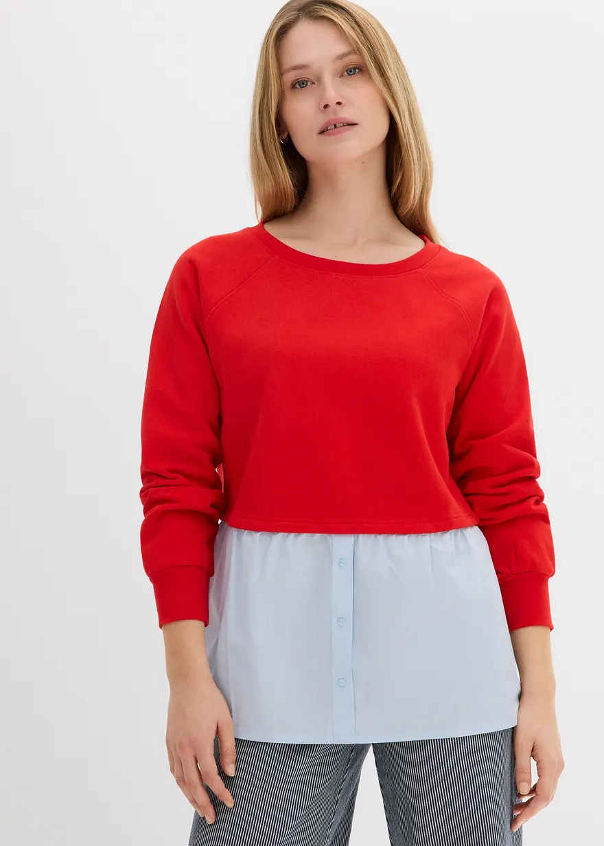 Sweatshirt aus reiner Bio-Baumwolle
