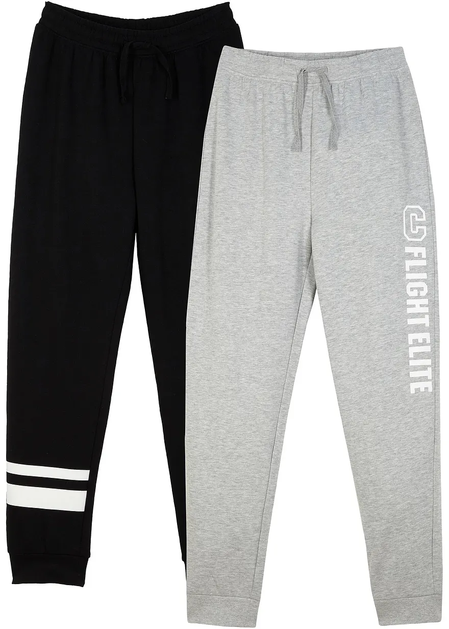 Jogginghose aus weichem Baumwoll-Mix (2er Pack)