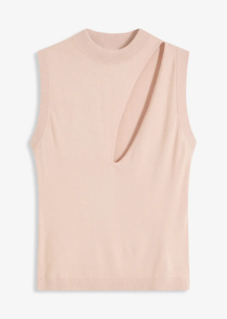 Stricktop mit Cut-Out