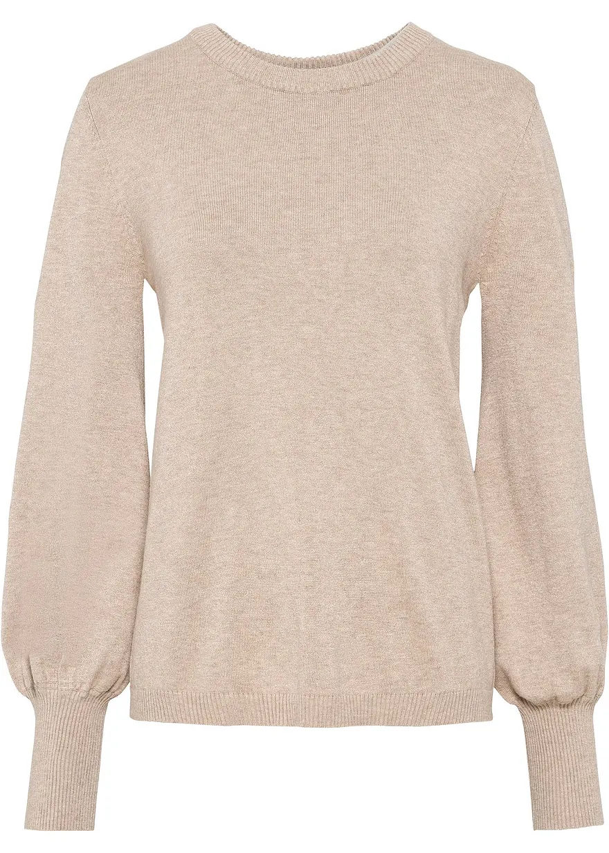 Pullover mit Ballon-Ärmel