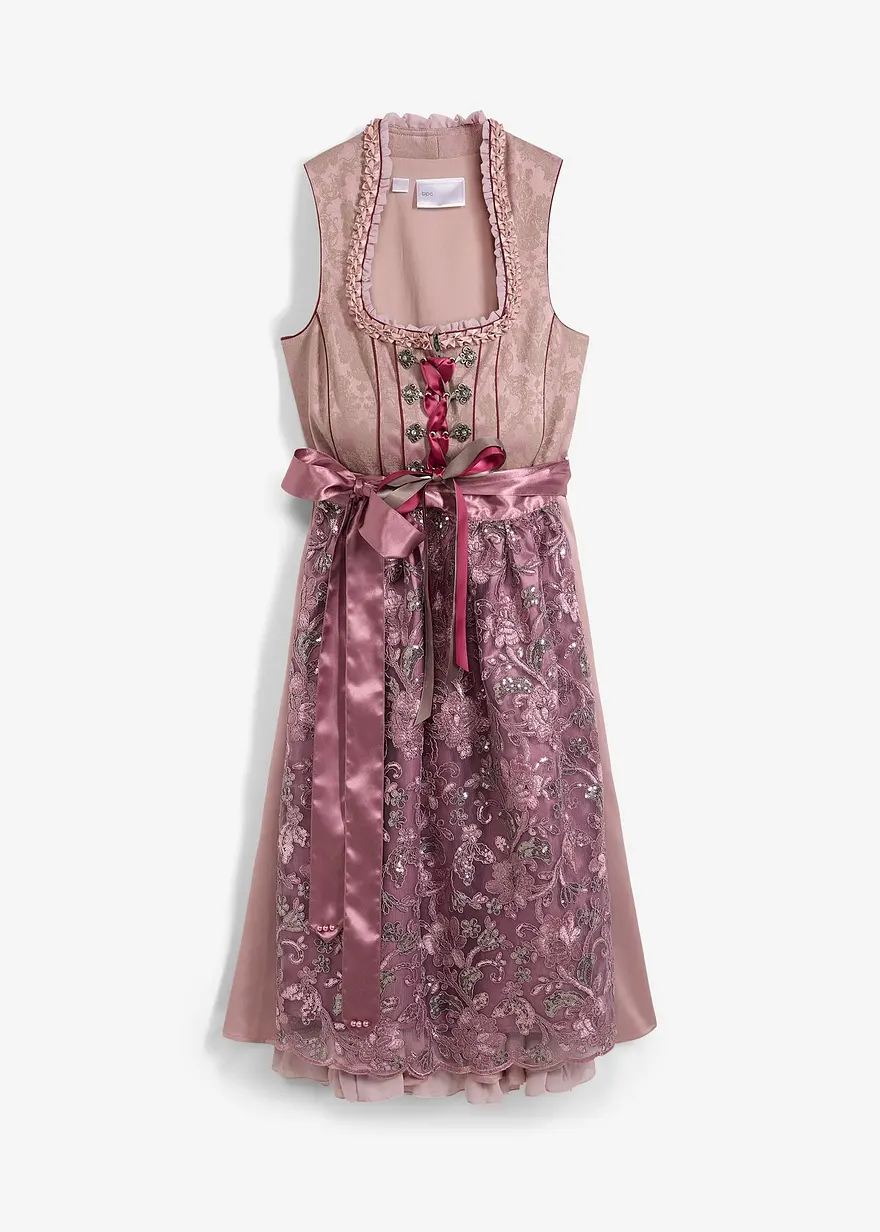 Dirndl mit Pailletten-Schürze