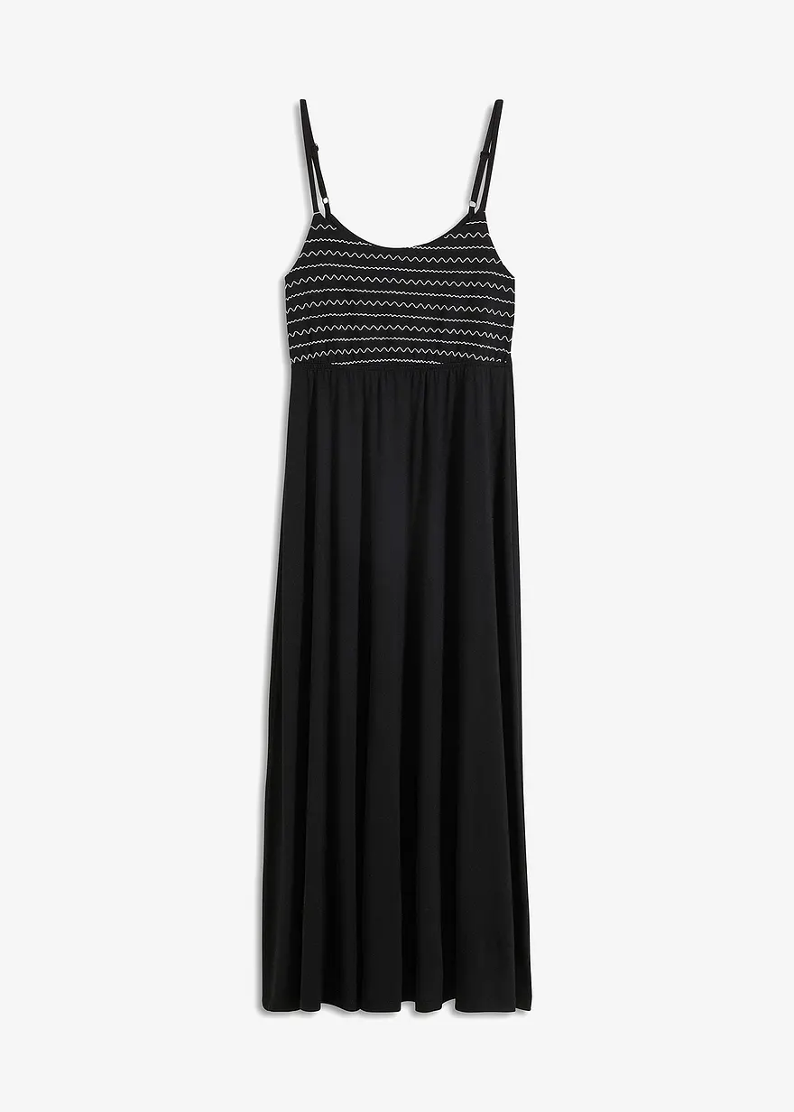 Midikleid mit Stickerei