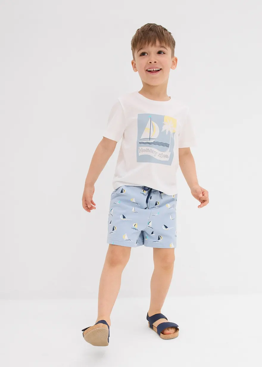 T-Shirt und kurze Hose aus Bio Baumwolle (2-tlg.Set)
