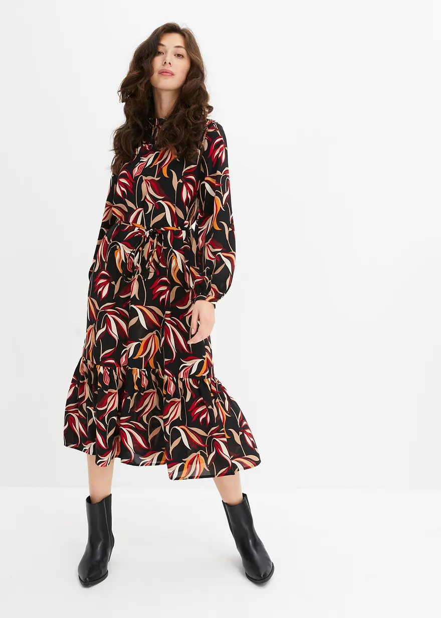 Midikleid mit Smockdetail