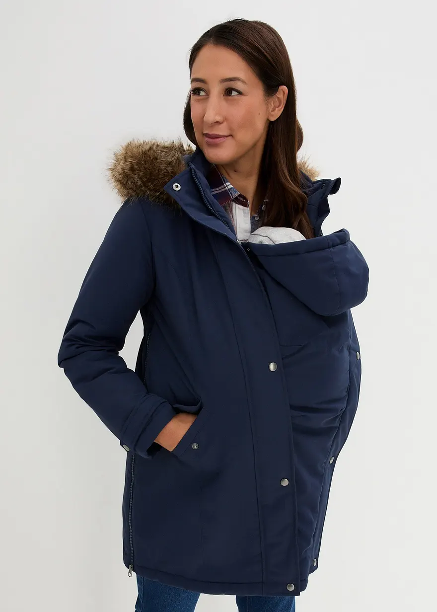 3-in-1 Funktions-Umstandsjacke und Tragejacke