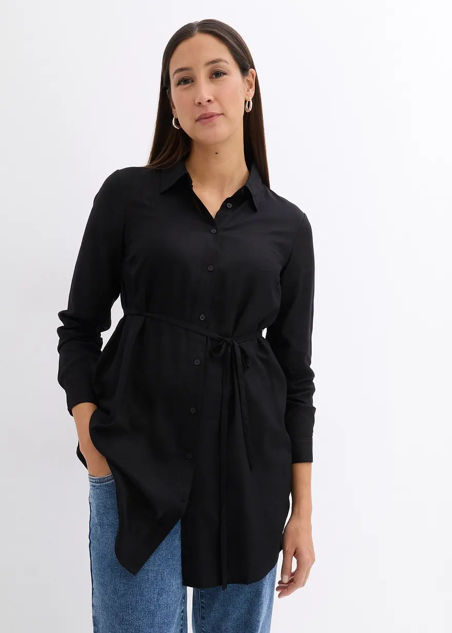 Umstandsbluse und Stillbluse aus Viskose