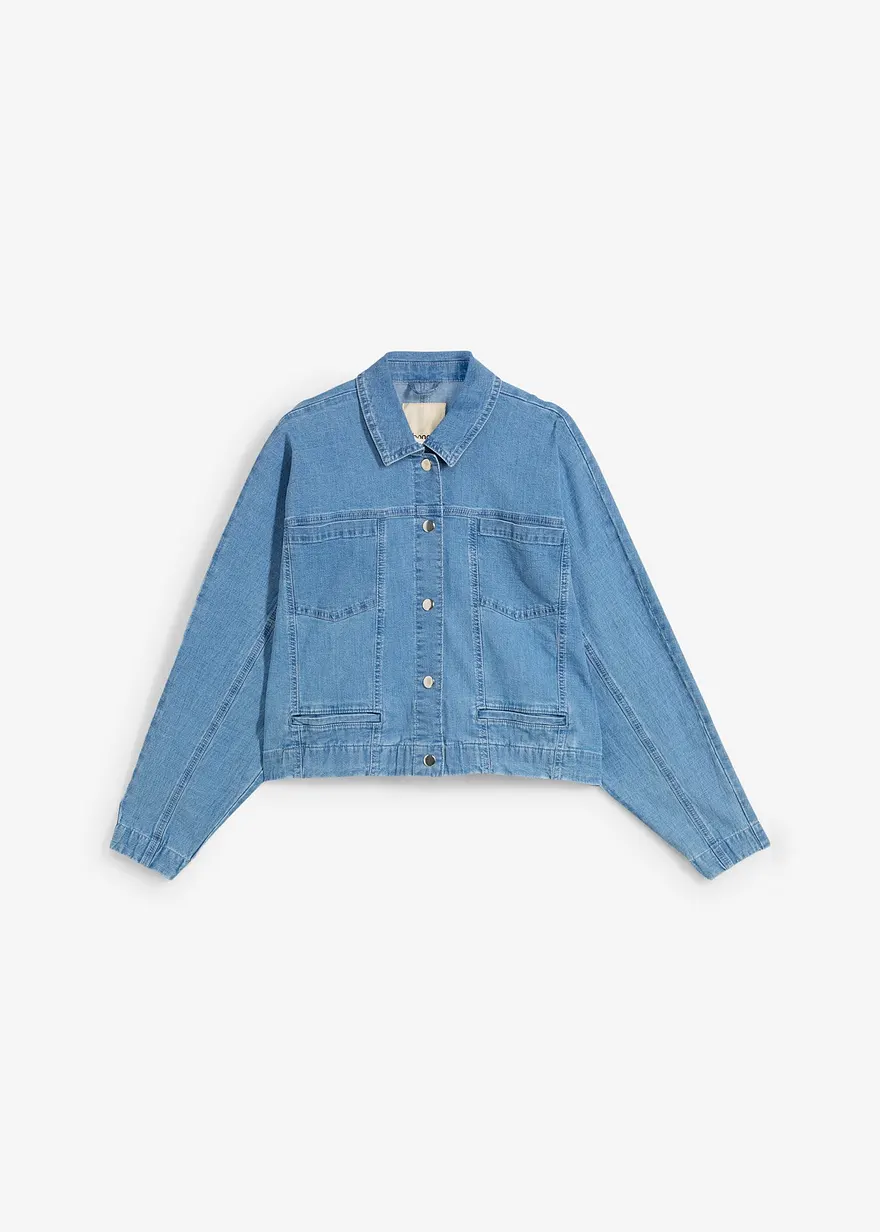 Jeansjacke, verkürzt