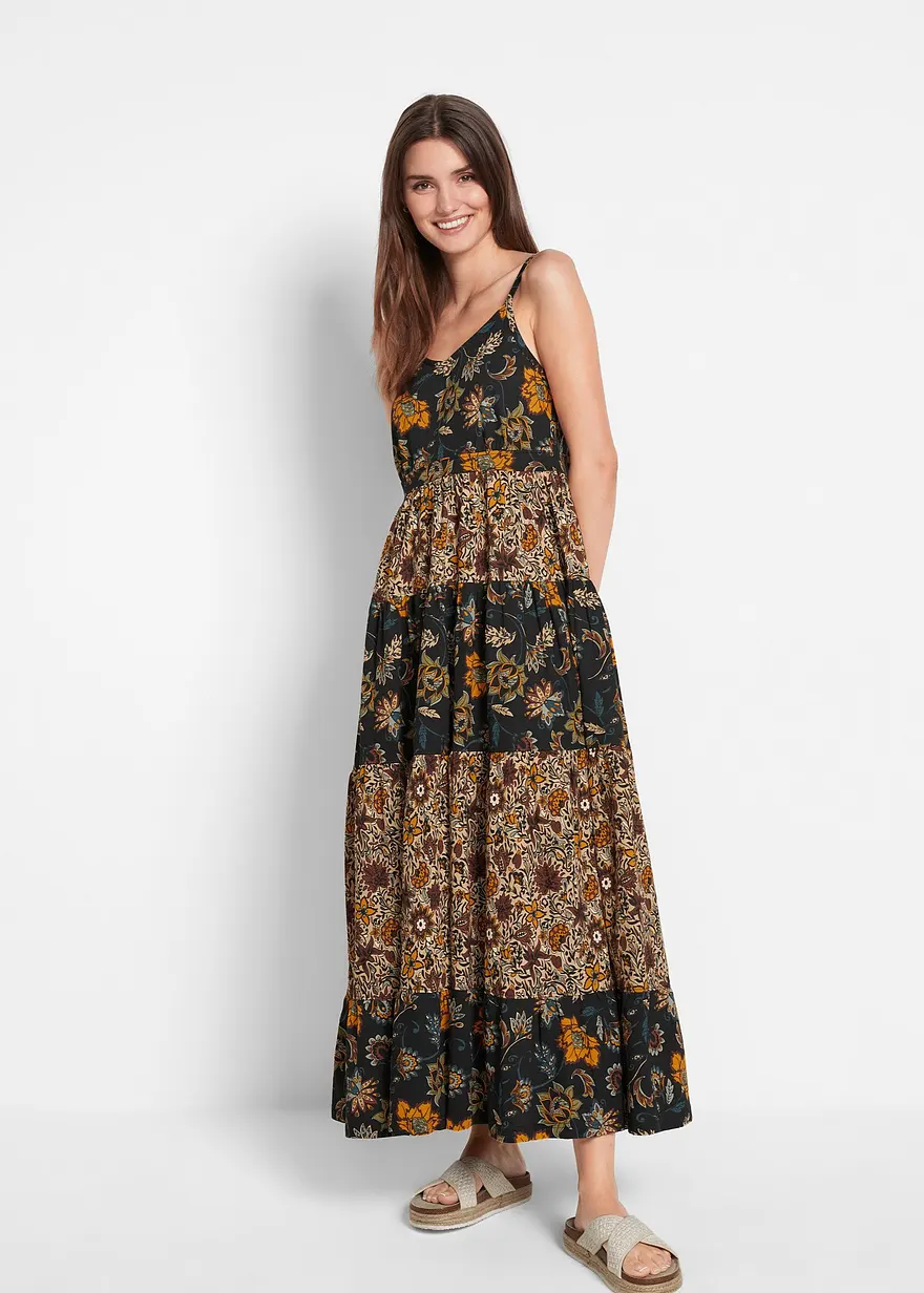 Maxikleid mit Volants