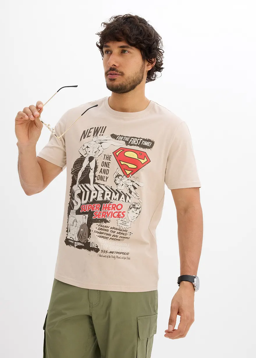 Superman T-Shirt aus reiner Baumwolle
