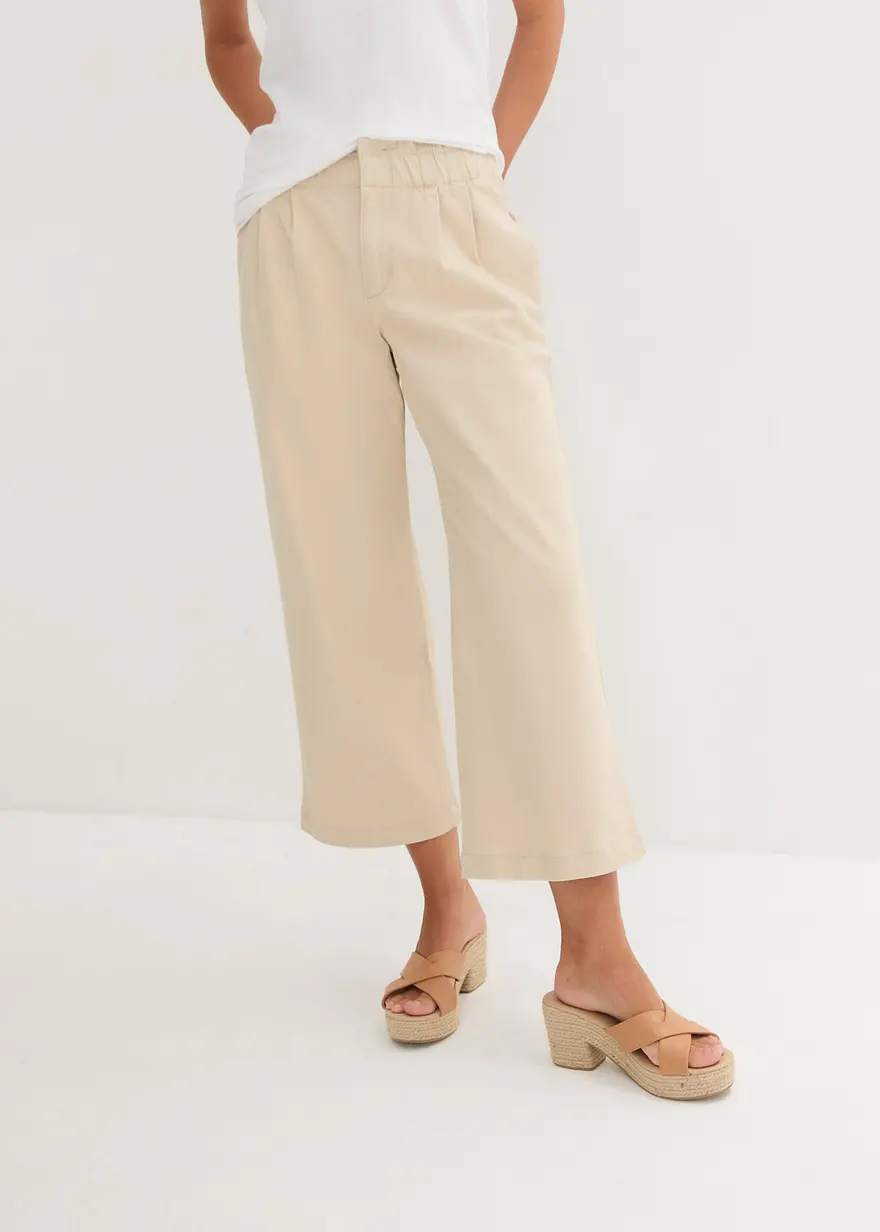 Wide Leg Jeans, High Waist, Bequembund