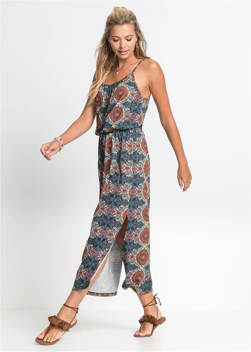 Maxikleid mit Seitenschlitzen