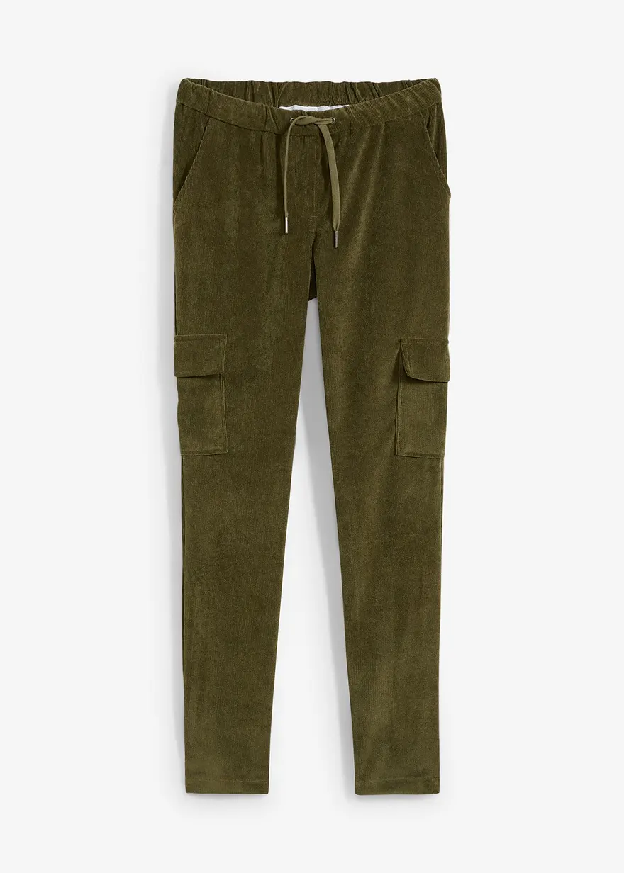 Schlupfhose aus Samt-Cord