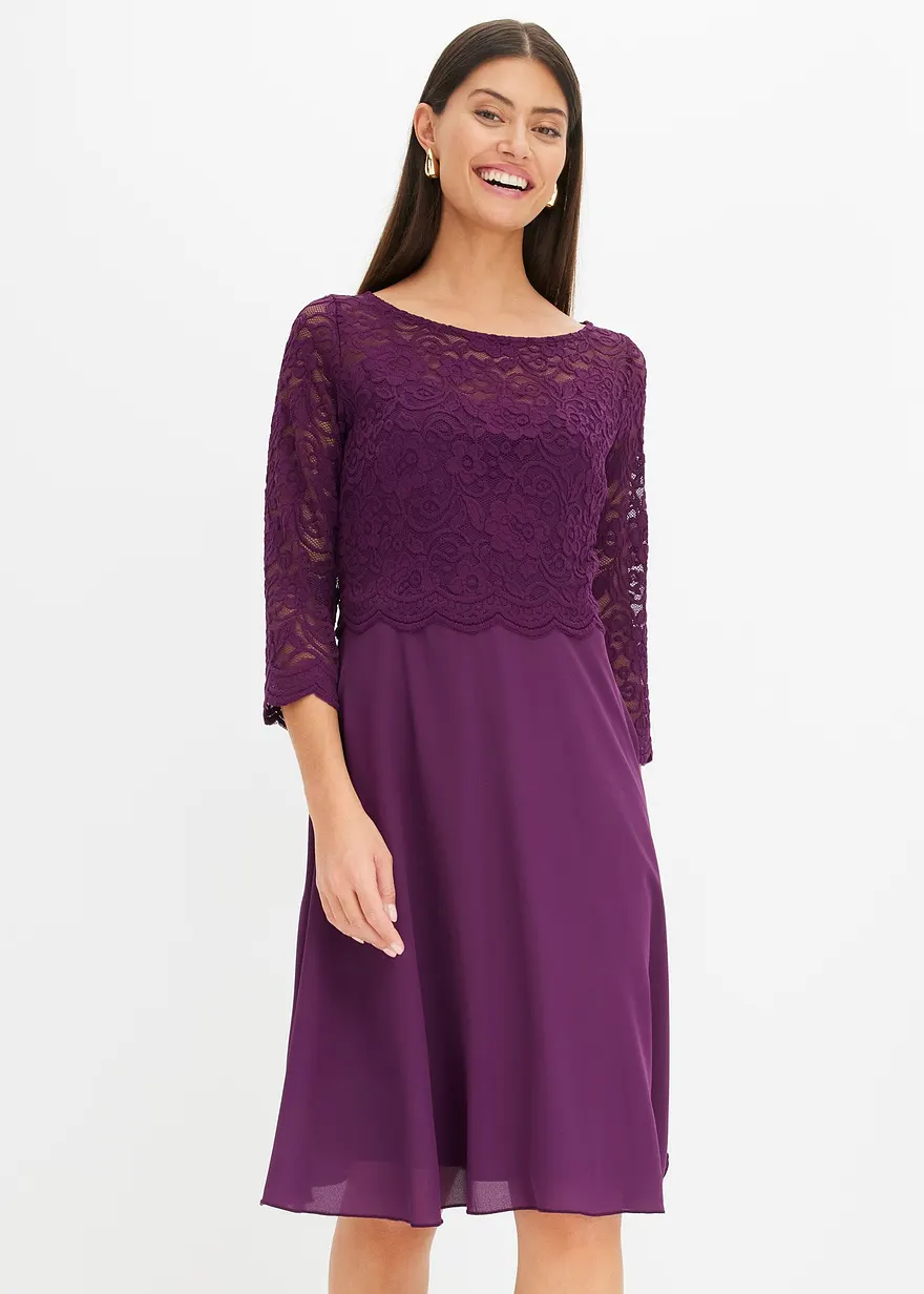 Minikleid mit Spitze