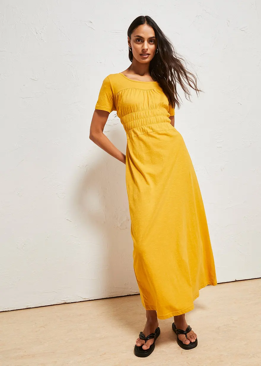 Maxi-Kleid aus reiner Baumwolle