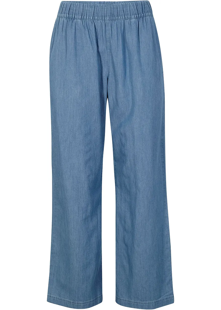 Wide-Leg-Jeans, High Waist, Bequembund