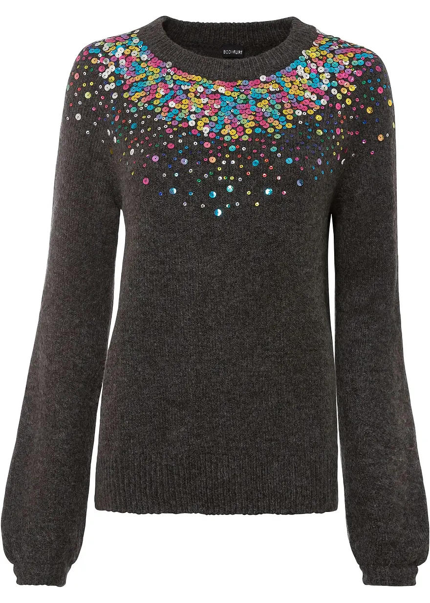 Pullover mit Pailletten