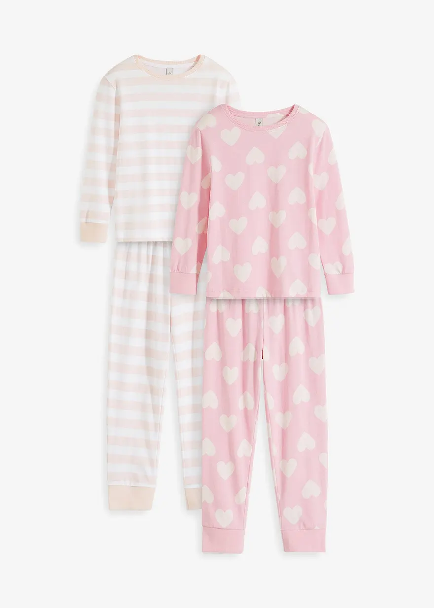 Pyjama aus reiner Bio-Baumwolle (4-tlg. Set)