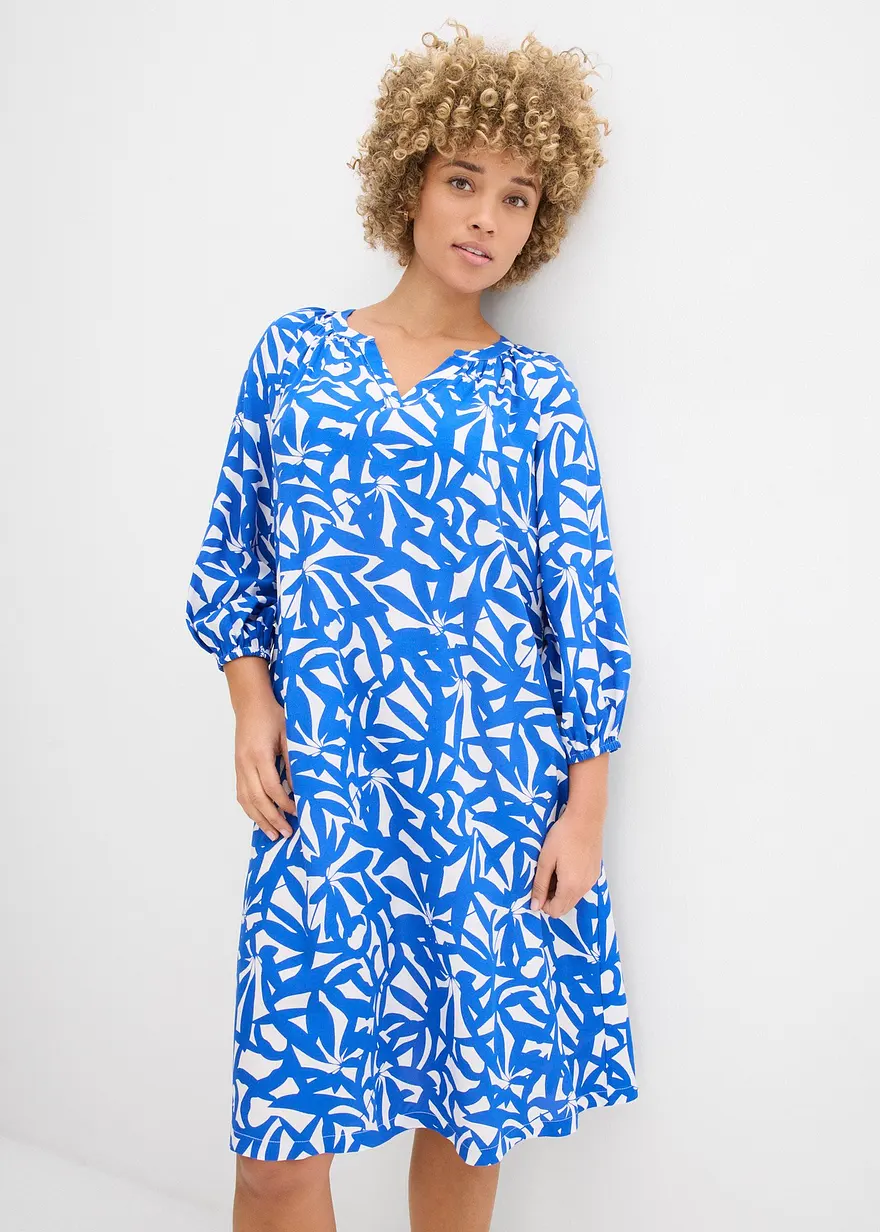 Kleid aus fließender Viskose